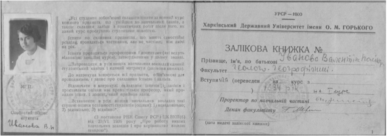В студенческом общежитии. В. Иванова справа (в берете).