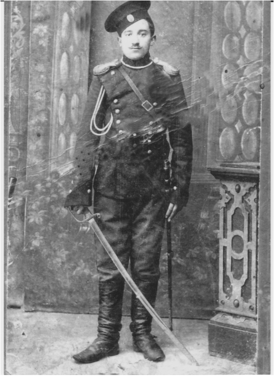 Мотхин Ш.К. 1913 г. 8-ой уланский Вознесенский Ея Императорского величества, Великой княжны Татьяны Николаевны, полк.