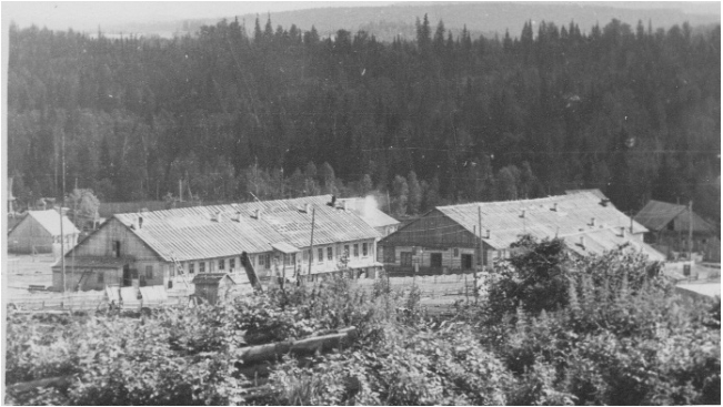Наш городок (фрагмент с казармами)