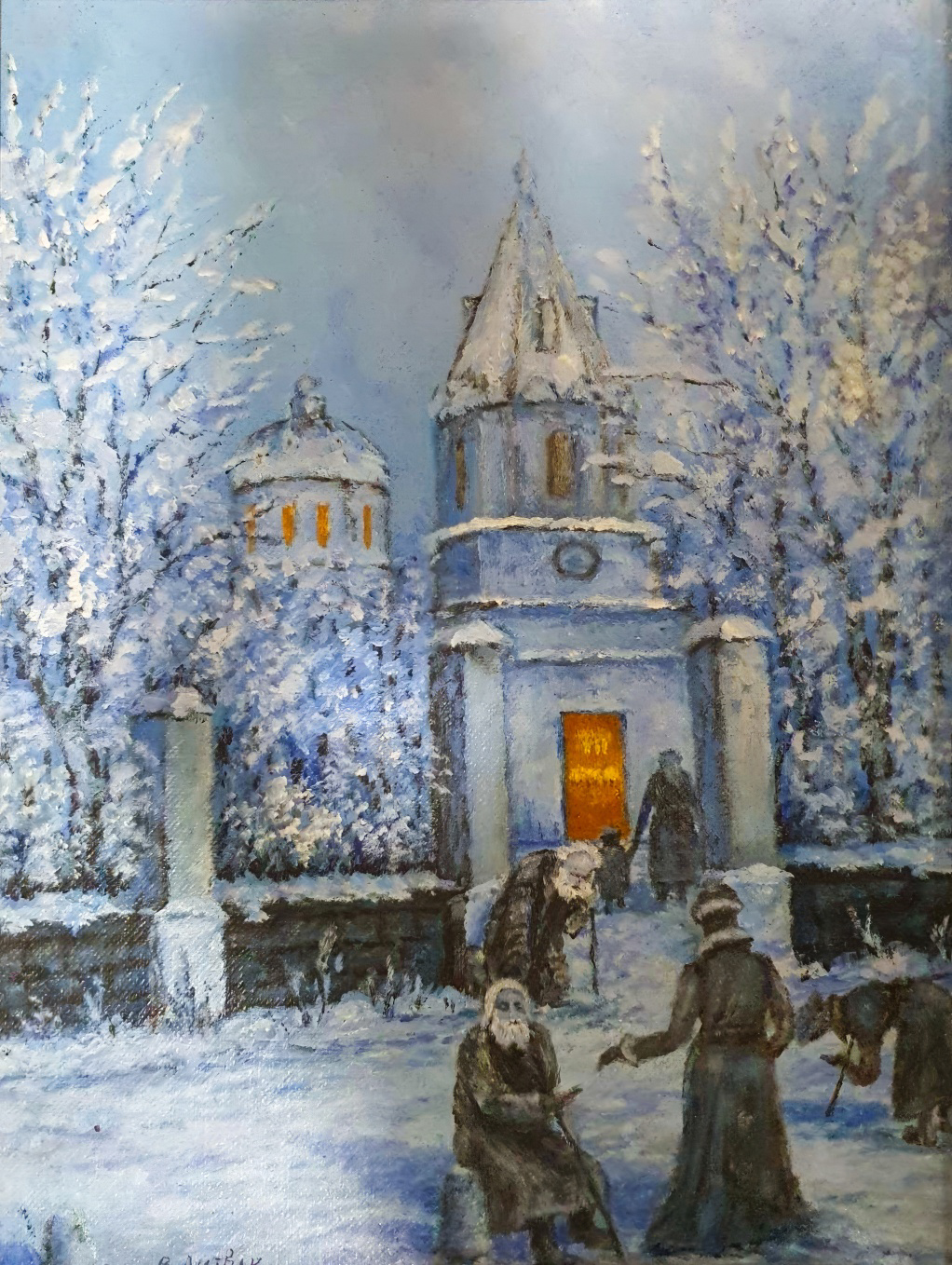 Зимовий пейзаж Володимира Літвака, робота 057