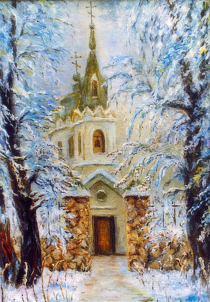 Зимовий пейзаж Володимира Літвака, робота 066
