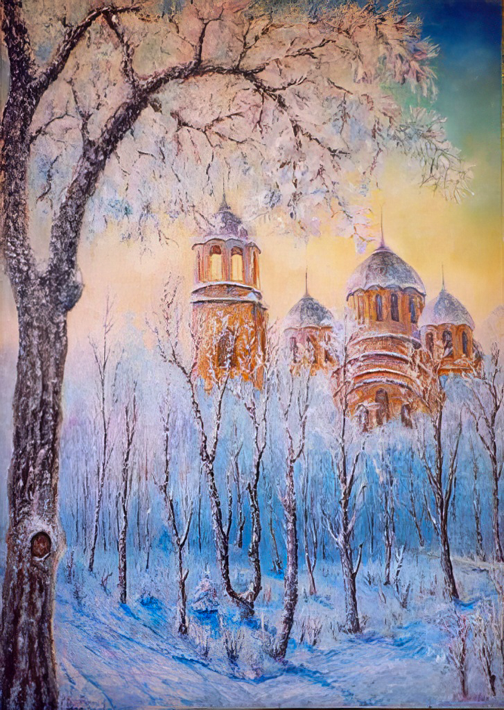 Зимовий пейзаж Володимира Літвака, робота 078
