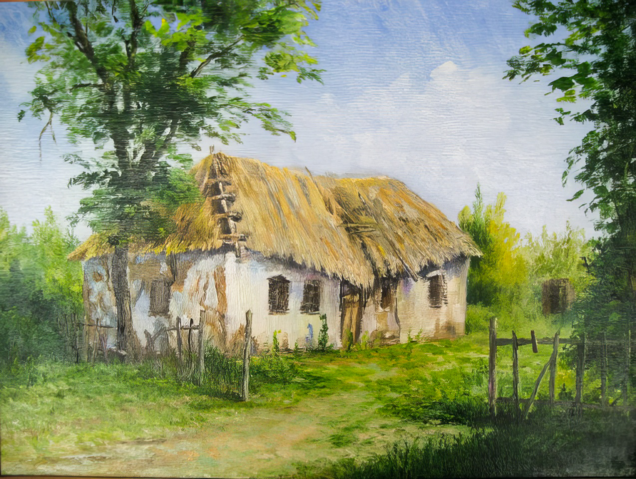 Весняно-літній пейзаж Володимира Літвака, робота 088