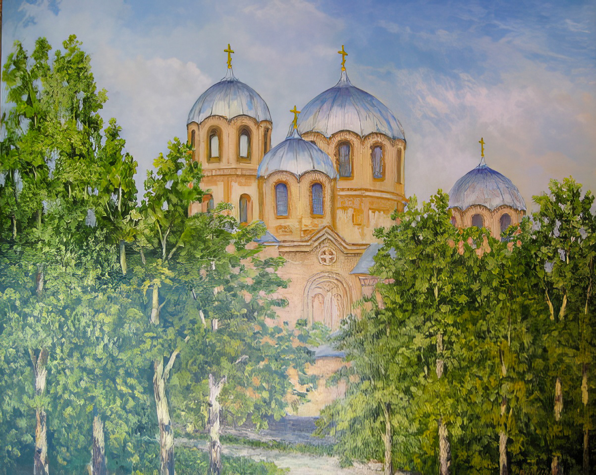 Весняно-літній пейзаж Володимира Літвака, робота 089