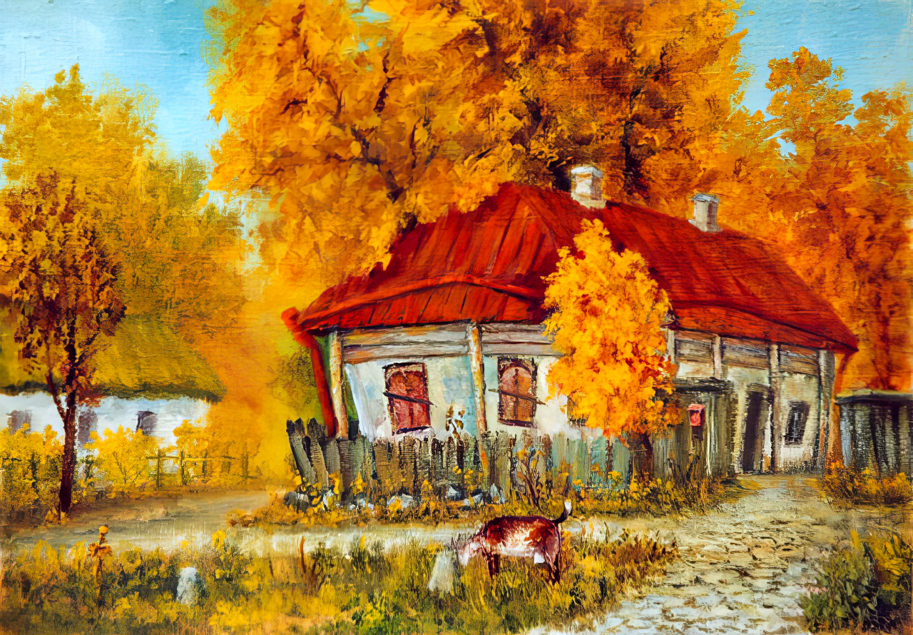 Осінній пейзаж Володимира Літвака, робота 342
