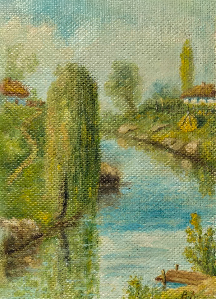 Весняно-літній пейзаж Володимира Літвака, робота 379
