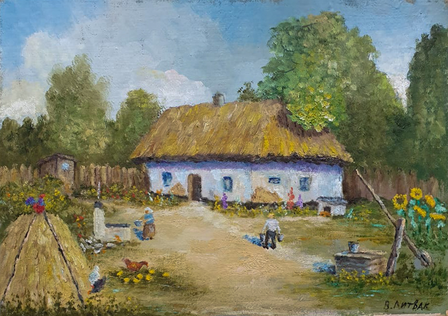 Жанровая сцена Владимира Литвака, работа 395